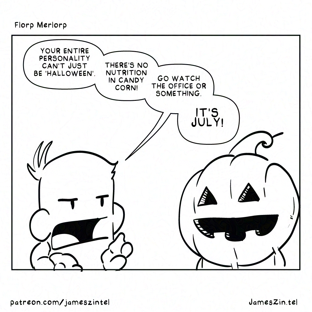 pumpkin head cartoon 